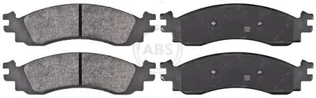 Гальмівні колодки, дискове гальмо (набір) A.B.S. 38442