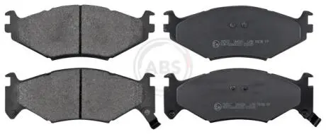 Тормозные колодки, дисковый тормоз.) A.B.S. 38522