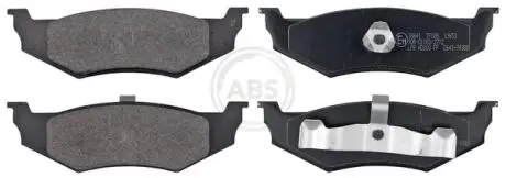 Гальмівні колодки, дискове гальмо (набір) A.B.S. 38641