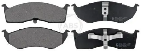Гальмівні колодки, дискове гальмо (набір) A.B.S. 38642