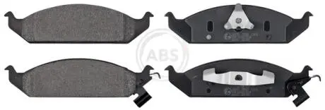Гальмівні колодки, дискове гальмо (набір) A.B.S. 38650
