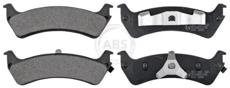 Тормозные колодки, дисковый тормоз.) A.B.S. 38667