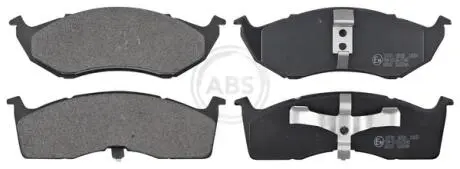 Гальмівні колодки, дискове гальмо (набір) A.B.S. 38730