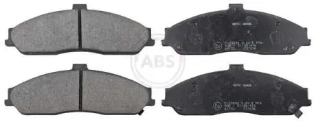 Гальмівні колодки, дискове гальмо (набір) A.B.S. 38731