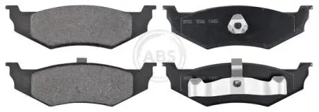 Гальмівні колодки, дискове гальмо (набір) A.B.S. 38782