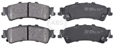 Гальмівні колодки, дискове гальмо (набір) A.B.S. 38792
