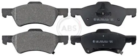 Тормозные колодки, дисковый тормоз.) A.B.S. 38857