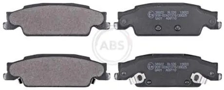 Гальмівні колодки, дискове гальмо (набір) A.B.S. 38922