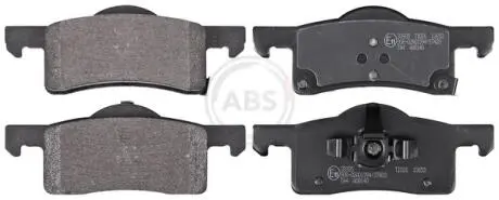 Гальмівні колодки, дискове гальмо (набір) A.B.S. 38935