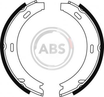 Тормозные колодки ручного тормоза A.B.S. 8902 (фото 1)