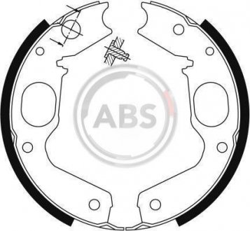 Тормозные колодки ручного тормоза A.B.S. 9115