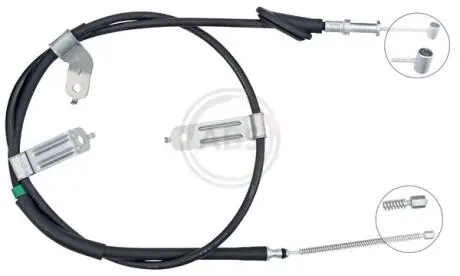 Трос ручного тормоза SUBARU FORESTER 08-13 PT A.B.S. K10254