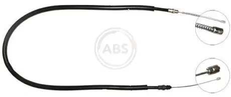Трос ручного тормоза (задний) Clio 90-98 A.B.S. K11116