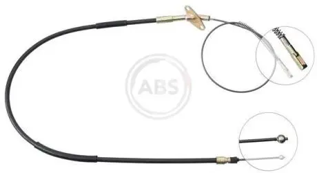 Трос ручного гальма W601/W607/W602 (71-96) Пр. A.B.S. K11328