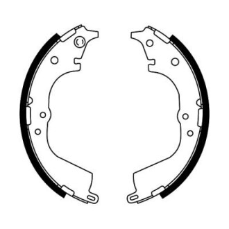 Гальмівні колодки, барабанні ABE C02072ABE