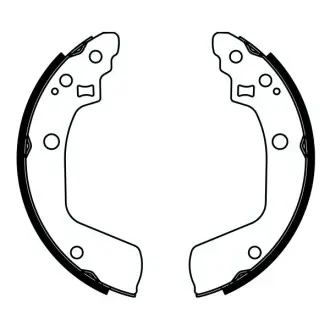 Тормозные колодки, барабанные ABE C08029ABE
