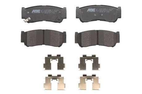 Гальмівні колодки, дискові ABE C20513ABEP