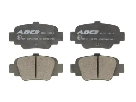 Тормозные колодки, дисковые. ABE C21035ABE