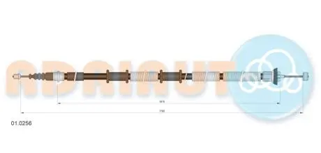 Трос ручного тормоза ADRIAUTO 010256