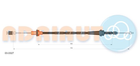 Тросик газу ADRIAUTO 030327