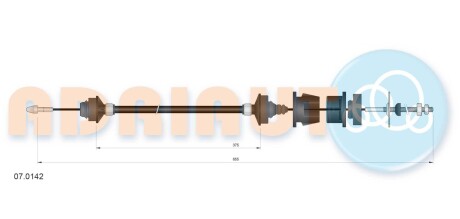 Трос зчеплення ADRIAUTO 070142