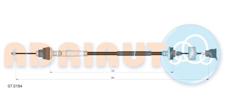 Трос сцепления ADRIAUTO 070164
