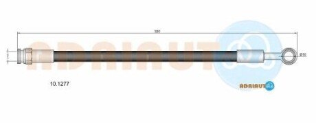 Шланг тормозной задний ADRIAUTO 101277