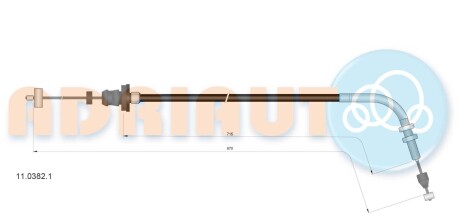 Трос акселератора ADRIAUTO 1103821