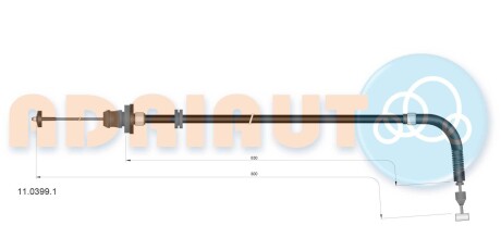 Трос акселератора ADRIAUTO 1103991