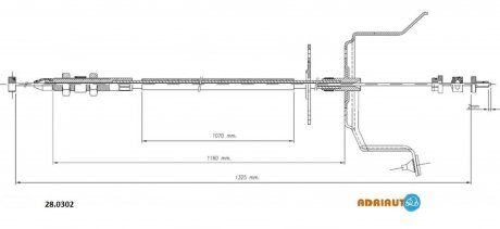 Тросик газу ADRIAUTO 280302