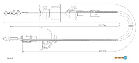Трос зчеплення ADRIAUTO 350113