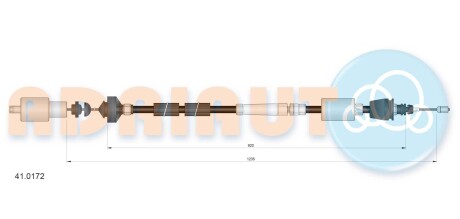 Трос зчеплення ADRIAUTO 410172
