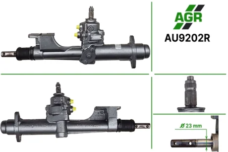 Рульова рейка з ГПК, відновлена, AUDI 80 06.86-10.91;AUDI 80 09.91-12.94 AGR AU9202R