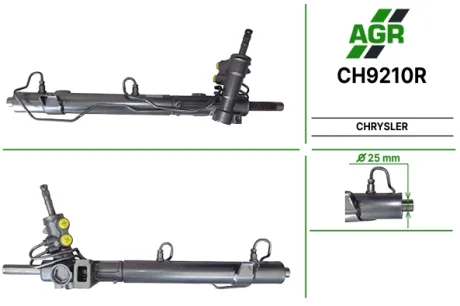 Рулевая рейка с ГУР восстановленная CHRYSLER Voyager 2001-2004, DODGE Caravan 2001-2004 AGR CH9210R