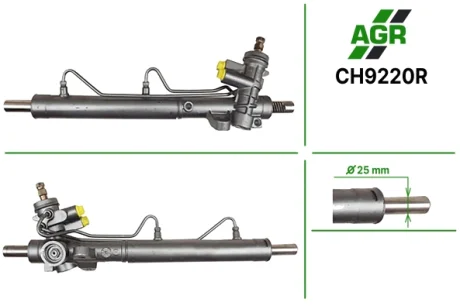 Рулевая рейка с ГУР восстановленная CHRYSLER Neon 1999-2006, CHRYSLER PT Cruzer 2001-2010 AGR CH9220R