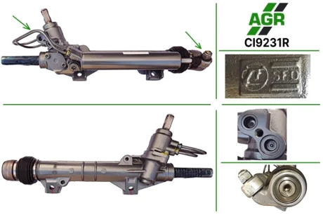 Рульова рейка з ГУР відновлена CITROEN Berlingo 2006-2008, Peugeot Partner 2006-2008 AGR CI9231R