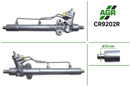 Рульова рейка з ГУР відновлена CHEVROLET LACETTI (J200) 05- AGR CR9202R