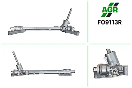 Кермова рейка без г/п (відновлена) Ford Fiesta Van, Ford Fiesta VI 1.25-1.6 TDCi, Mazda 2 1.3-1.6 MZ-CD 09-19 AGR FO9113R