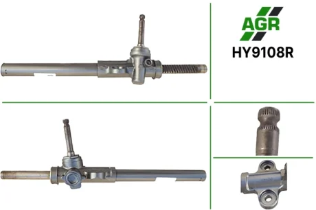 Рульова рейка без ГУР відновлена HYUNDAI i10 07-,i10 07-;KIA PICANTO (BA) 04- AGR HY9108R