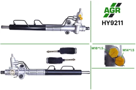 Кермова рейка з г/п HYUNDAI SONATA IV (EF) 2.0 16V/ 2.7 V6 01-04/ KIA MAGENTIS (GD) 2.0/2.5 V6 01-22 AGR HY9211