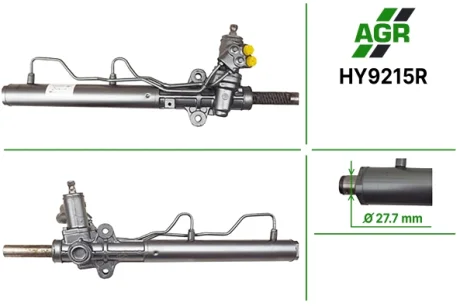 Рулевая рейка с ГУР восстановленная HYUNDAI TUCSON (JM) 04-10;KIA SPORTAGE (JE_) 04- AGR HY9215R