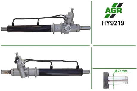 Рулевая рейка с ГУР новая HYUNDAI H100 (P) 93-00, HYUNDAI Porter 06- AGR HY9219 (фото 1)