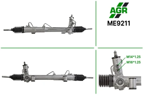 Рульова рейка з ГУР нова MERCEDES M W163 1998-2002 AGR ME9211