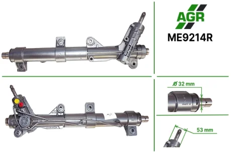 Рульова рейка з ГУР відновлена MERCEDES-BENZ VITO автобус (638) 99-03,VITO фургон (638) 99-03 AGR ME9214R