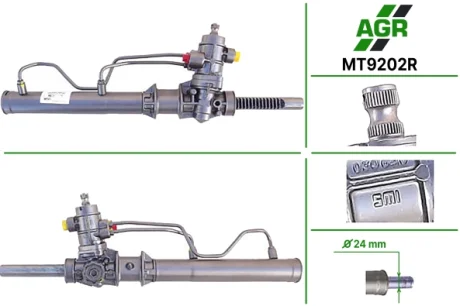 Рулевая рейка с ГУР восстановленная MITSUBISHI CARISMA (DA_) 95-06,CARISMA седан (DA_) 96-06 AGR MT9202R