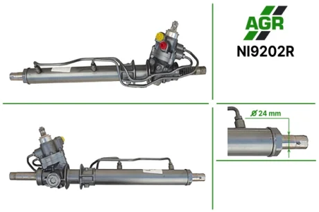 Рульова рейка з ГУР відновлена NISSAN Almera 1995-2000 AGR NI9202R