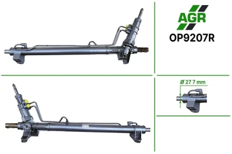 Рейка з Г/П (відновлена) Nissan Interstar 2002, OPEL Movano 1999, Renault Master 1998-2003, Renault Master, OPEL Movano, Nissan Interstar AGR OP9207R