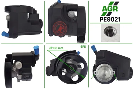 Насос ГУР новый CITROEN Berlingo 1998-2002,CITROEN Berlingo 2002-2006, CITROEN Xsara 1999-2004,P AGR PE9021