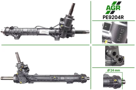 Рульова рейка з ГУР відновлена CITROEN C4 2004-, PEUGEOT 307 2001-2008 KOYO AGR PE9204R