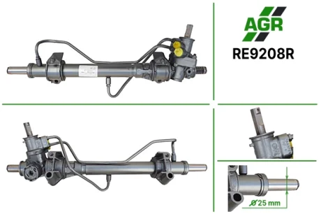 Рулевая рейка с ГУР восстановленная RENAULT 21 90-94 AGR RE9208R